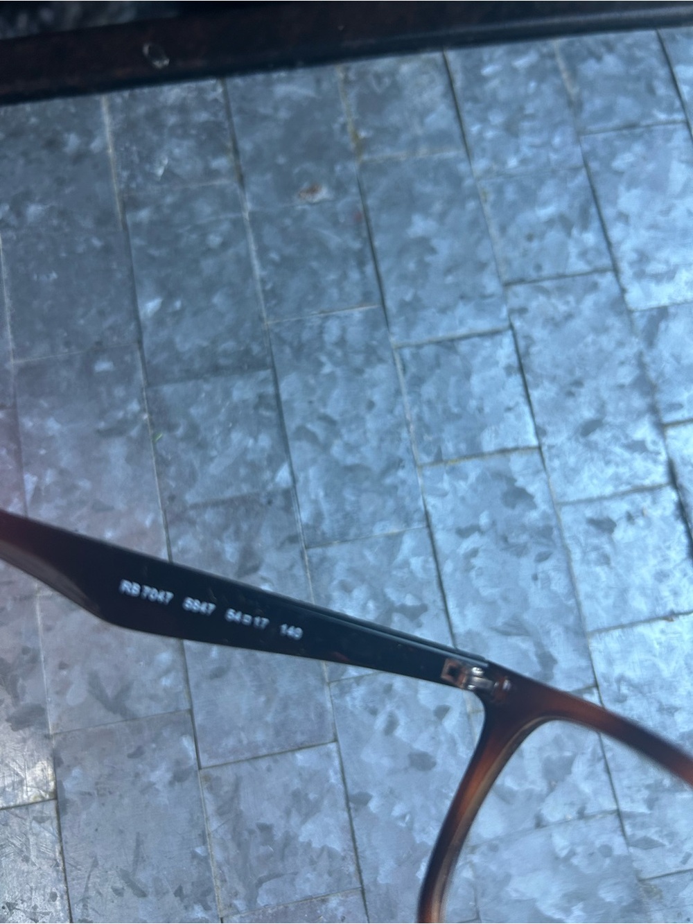 Ray-Ban Tortoiseshell and Black Eyeglass Frames - Picture 4 of 8